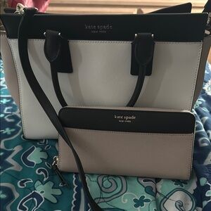 Kate Spade Black and White Women's Bag Set
